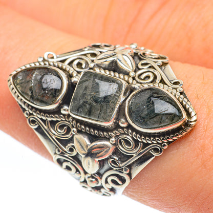 Tourmalinated Quartz Rings handcrafted by Ana Silver Co - RING61936
