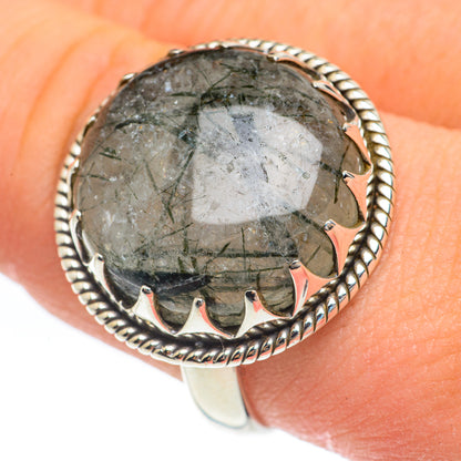 Tourmalinated Quartz Rings handcrafted by Ana Silver Co - RING61938