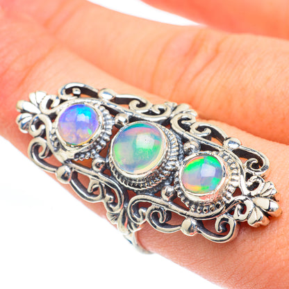 Ethiopian Opal Rings handcrafted by Ana Silver Co - RING61940