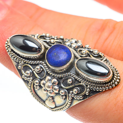 Lapis Lazuli Rings handcrafted by Ana Silver Co - RING61945
