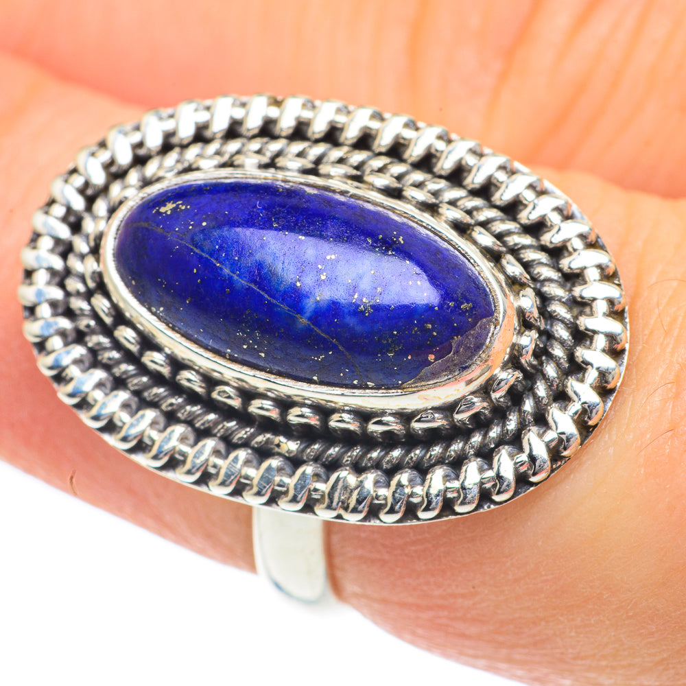 Lapis Lazuli Rings handcrafted by Ana Silver Co - RING61952