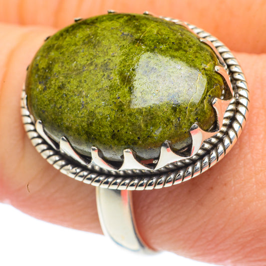 Rainforest Jasper Rings handcrafted by Ana Silver Co - RING61955