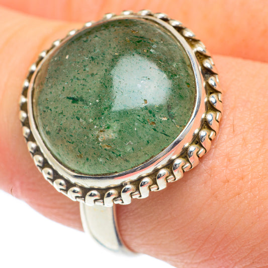 Green Aventurine Rings handcrafted by Ana Silver Co - RING61957