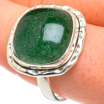 Green Aventurine Rings handcrafted by Ana Silver Co - RING61959