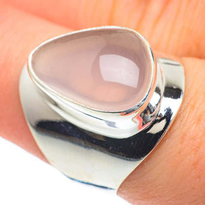Rose Quartz Rings handcrafted by Ana Silver Co - RING61966