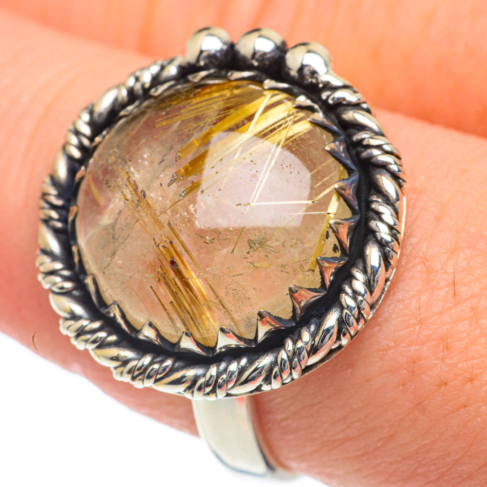 Rutilated Quartz Rings handcrafted by Ana Silver Co - RING61976
