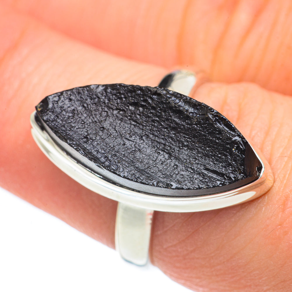 Tektite Rings handcrafted by Ana Silver Co - RING61977