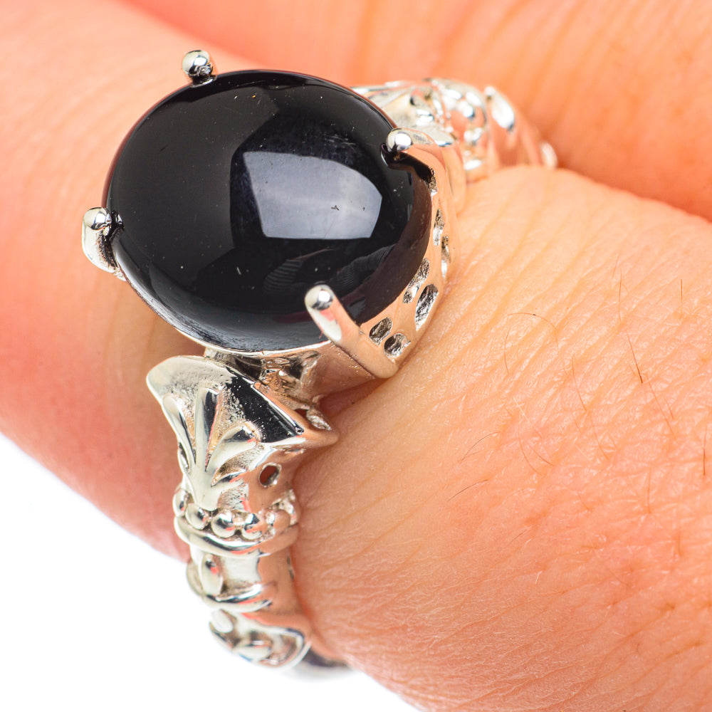 Black Onyx Rings handcrafted by Ana Silver Co - RING61978