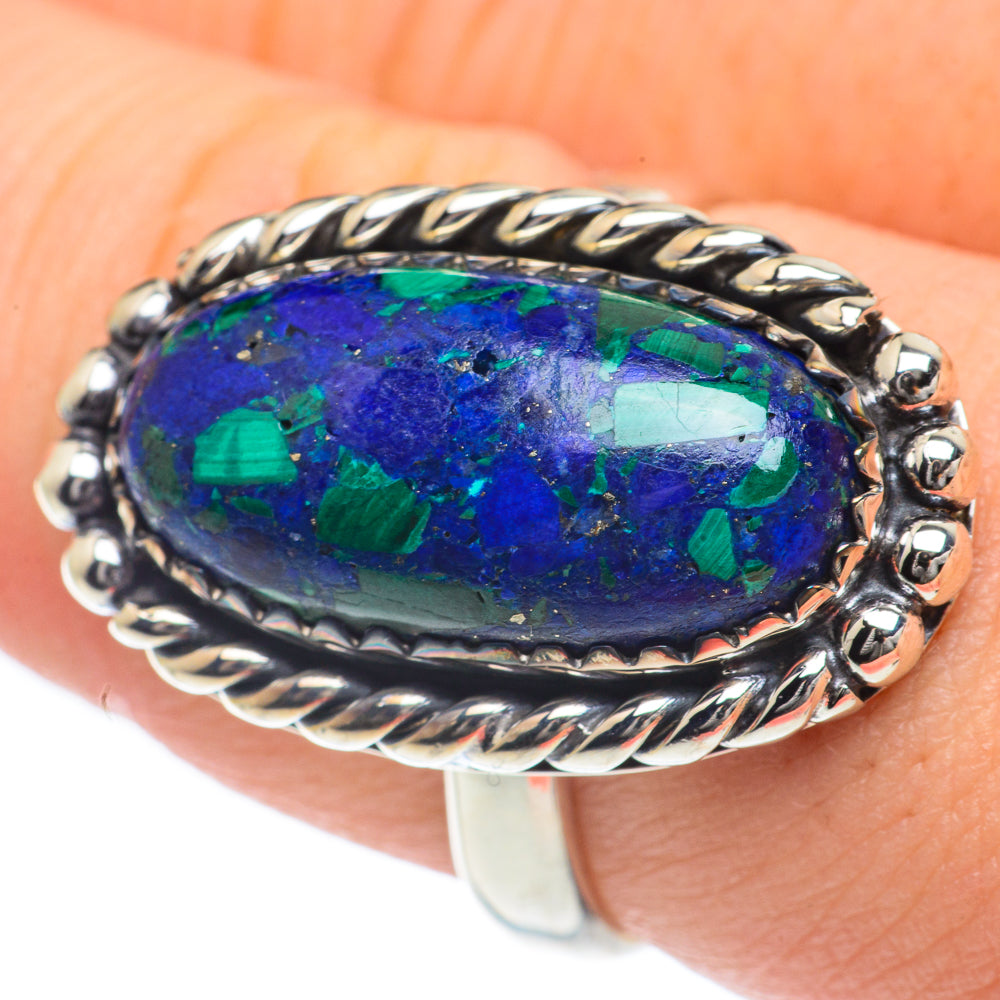 Azurite Rings handcrafted by Ana Silver Co - RING61981