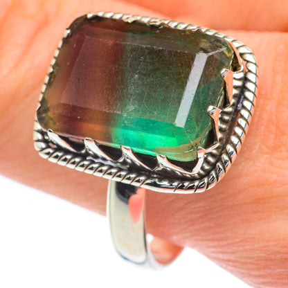 Green Fluorite Rings handcrafted by Ana Silver Co - RING61982