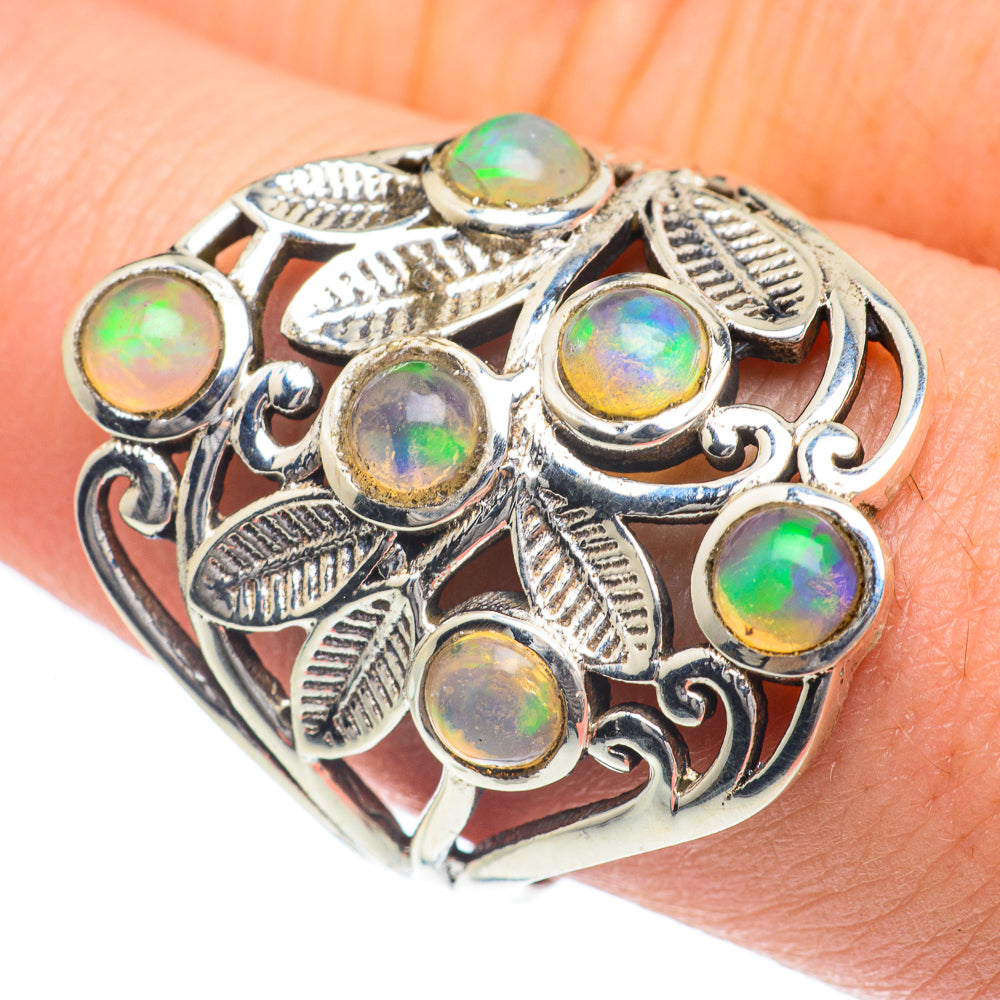 Ethiopian Opal Rings handcrafted by Ana Silver Co - RING61984
