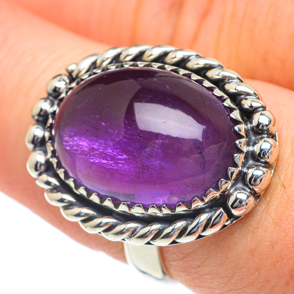Amethyst Rings handcrafted by Ana Silver Co - RING62004