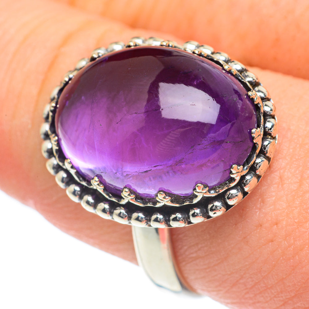 Amethyst Rings handcrafted by Ana Silver Co - RING62007