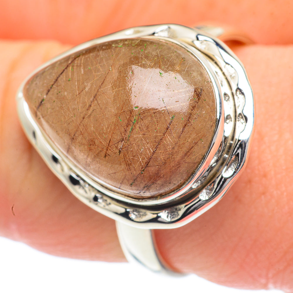 Rutilated Quartz Rings handcrafted by Ana Silver Co - RING62009