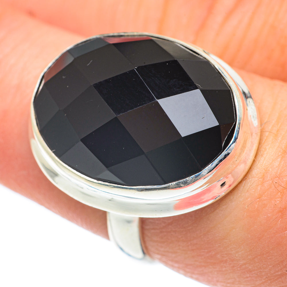 Black Onyx Rings handcrafted by Ana Silver Co - RING62011