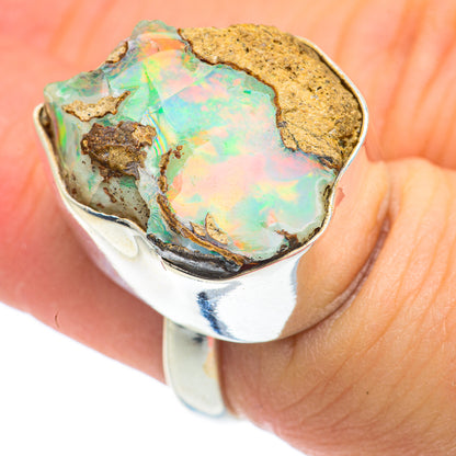 Ethiopian Opal Rings handcrafted by Ana Silver Co - RING62016