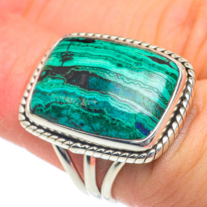 Malachite Rings handcrafted by Ana Silver Co - RING62027