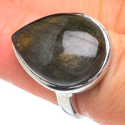 Labradorite Rings handcrafted by Ana Silver Co - RING62029
