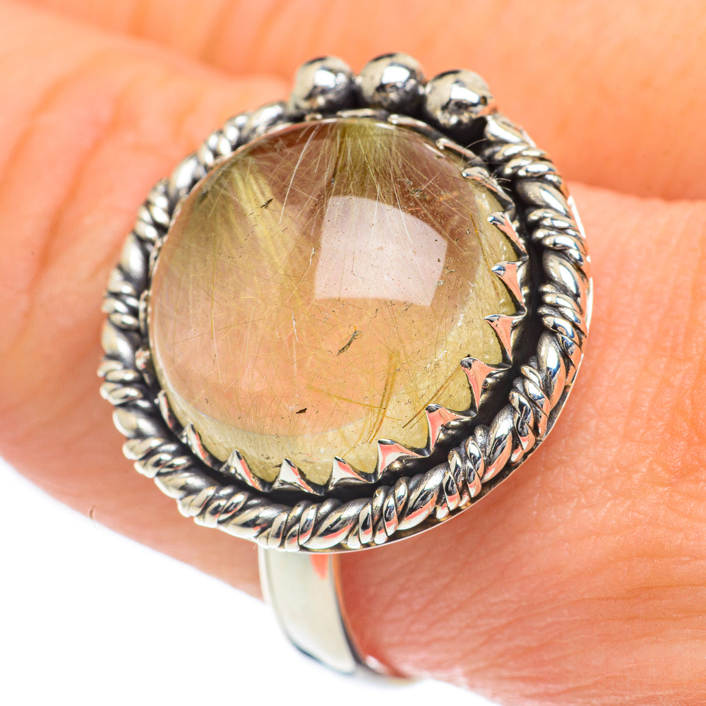 Prehnite Rings handcrafted by Ana Silver Co - RING62042