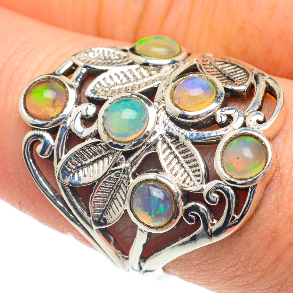 Ethiopian Opal Rings handcrafted by Ana Silver Co - RING62049