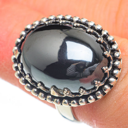 Hematite Rings handcrafted by Ana Silver Co - RING62052