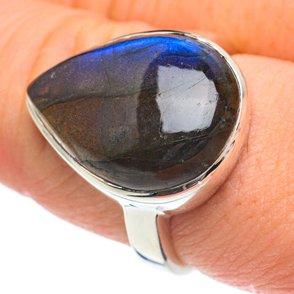 Labradorite Rings handcrafted by Ana Silver Co - RING62053