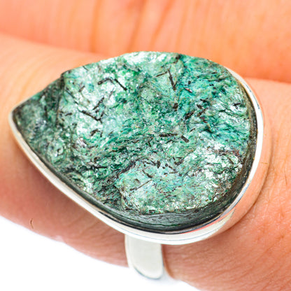 Green Fuchsite Rings handcrafted by Ana Silver Co - RING62062