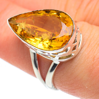 Citrine Rings handcrafted by Ana Silver Co - RING62064