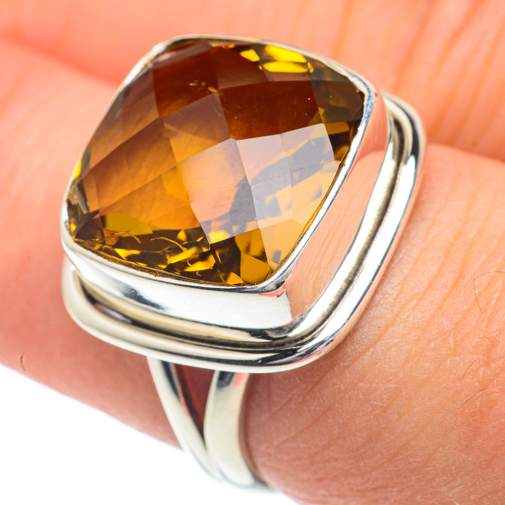 Citrine Rings handcrafted by Ana Silver Co - RING62065
