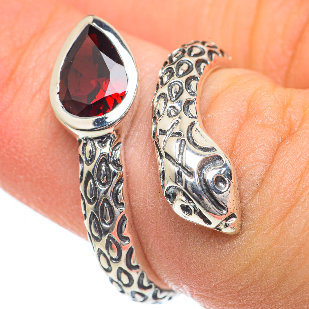Garnet Rings handcrafted by Ana Silver Co - RING62072