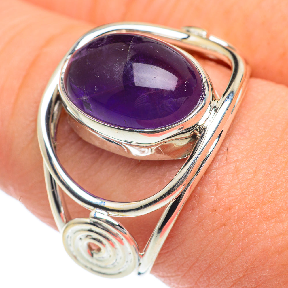 Amethyst Rings handcrafted by Ana Silver Co - RING62077