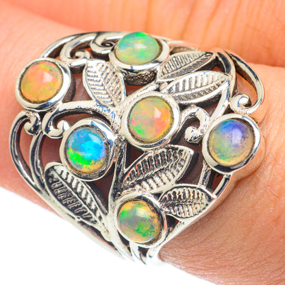 Ethiopian Opal Rings handcrafted by Ana Silver Co - RING62085