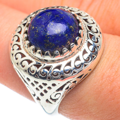 Lapis Lazuli Rings handcrafted by Ana Silver Co - RING62089