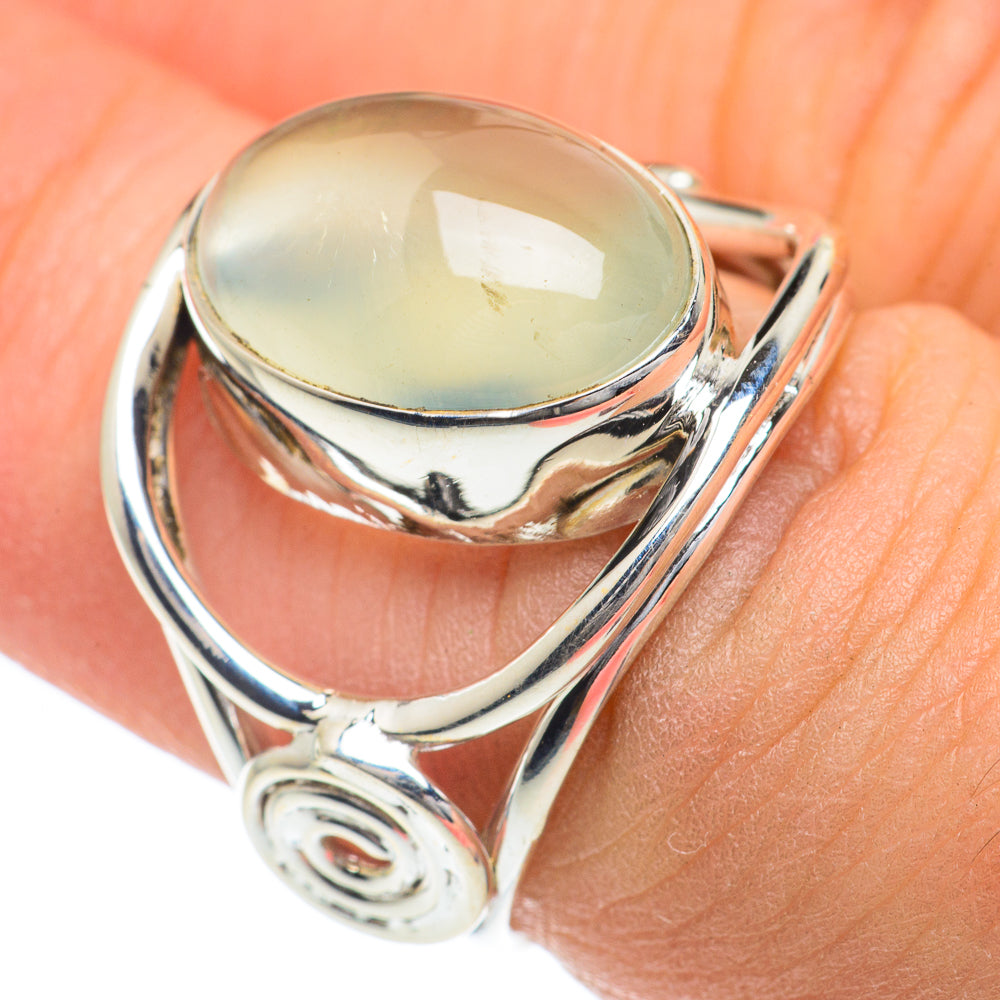 Aqua Chalcedony Rings handcrafted by Ana Silver Co - RING62091