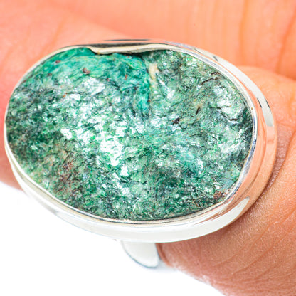 Green Fuchsite Rings handcrafted by Ana Silver Co - RING62095
