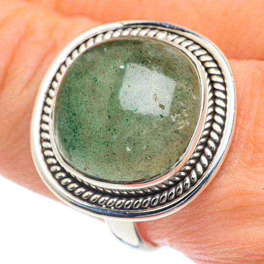 Green Aventurine Rings handcrafted by Ana Silver Co - RING62096