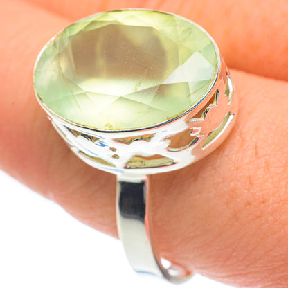 Prehnite Rings handcrafted by Ana Silver Co - RING62097