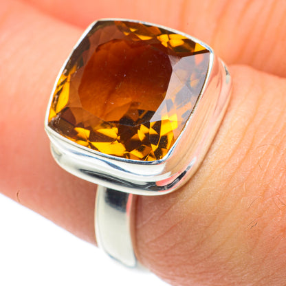 Mandarin Citrine Rings handcrafted by Ana Silver Co - RING62100