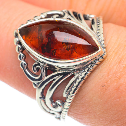 Baltic Amber Rings handcrafted by Ana Silver Co - RING62101