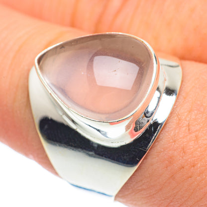 Rose Quartz Rings handcrafted by Ana Silver Co - RING62104