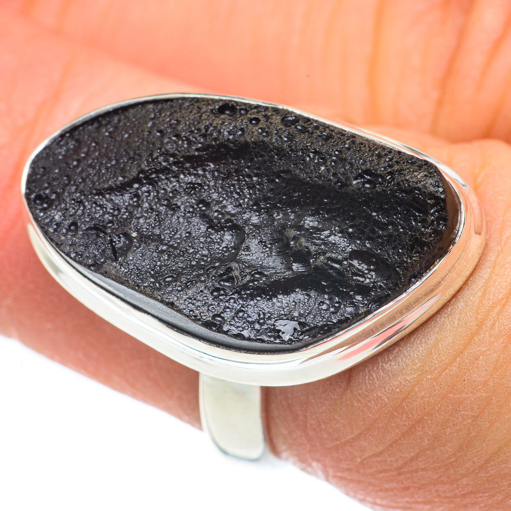 Tektite Rings handcrafted by Ana Silver Co - RING62111