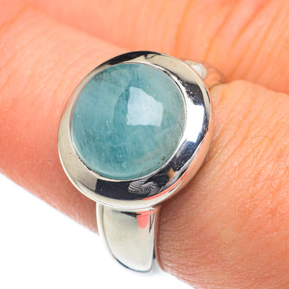 Aquamarine Rings handcrafted by Ana Silver Co - RING62117