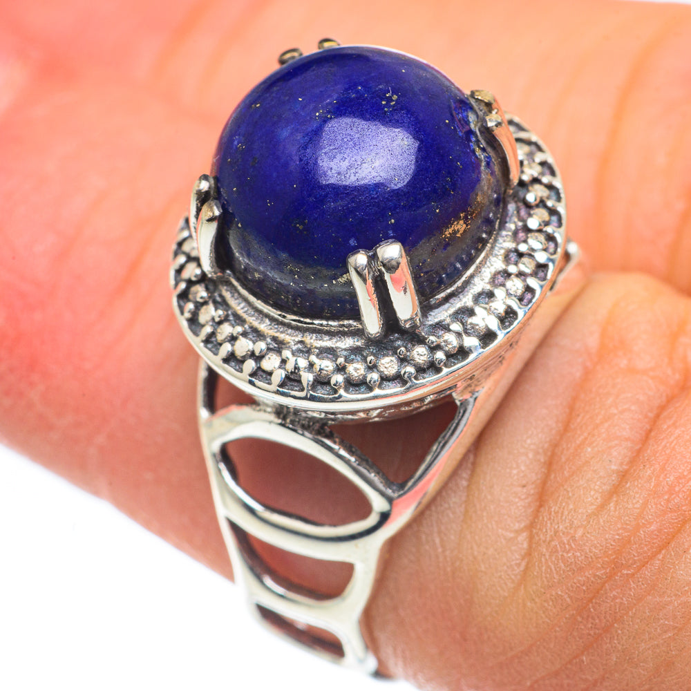 Lapis Lazuli Rings handcrafted by Ana Silver Co - RING62118
