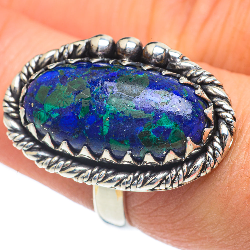Azurite Rings handcrafted by Ana Silver Co - RING62144