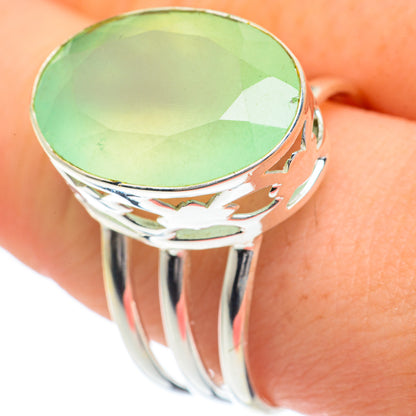 Prehnite Rings handcrafted by Ana Silver Co - RING62151