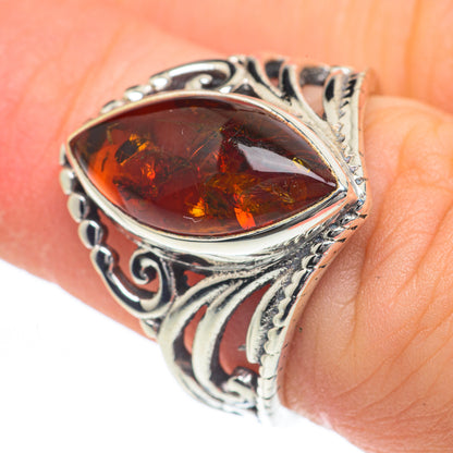 Baltic Amber Rings handcrafted by Ana Silver Co - RING62161