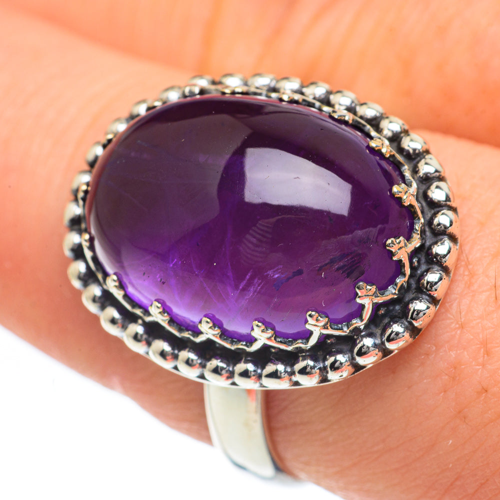 Amethyst Rings handcrafted by Ana Silver Co - RING62166