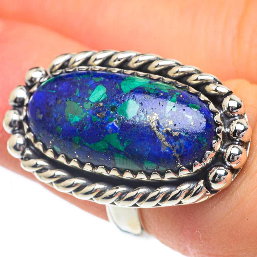 Azurite Rings handcrafted by Ana Silver Co - RING62170
