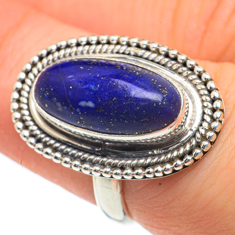 Lapis Lazuli Rings handcrafted by Ana Silver Co - RING62174