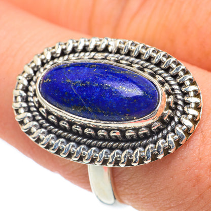 Lapis Lazuli Rings handcrafted by Ana Silver Co - RING62194